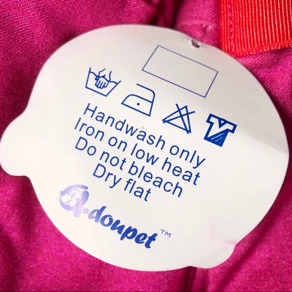 NEW Dog Coat w Hood Pink Metallic Sherpa Fleece M/L NWT - Picture 12 of 13